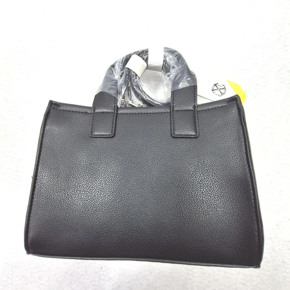CXL by Christian Lacroix Vally Tote Womens Small Black Pebbled Structured Bag‎